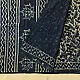 Exclusive Block Printed Cotton Dabu ~ Indigo Saree