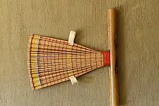 Moonj Grass Basket | Crafted Bamboo Hand Fan