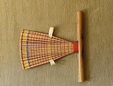 Moonj Grass Basket | Crafted Bamboo Hand Fan
