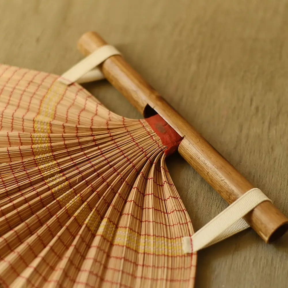 shop Crafted Bamboo Hand Fan