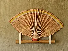 Moonj Grass Basket | Crafted Bamboo Hand Fan