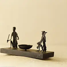 Ahou | Wrought Iron T-light Holder
