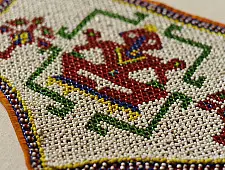 Prachin . प्राचीन | Bead Work ~ Old Hanging Ganesh Chakda