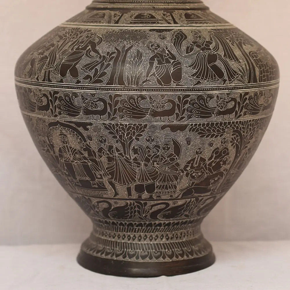 Shop Antique from Khajuraho Brass kalash