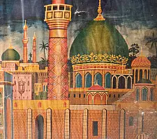 Memory Lines | Indian Antique Print  | Roza-e-Imam Hussain ( With Frame) 