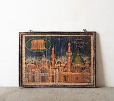 Memory Lines | Indian Antique Print  | Roza-e-Imam Hussain ( With Frame) 