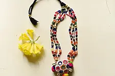 Folk Love ~ Banjara Bead Long Necklace - B