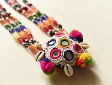 Folk Love ~ Banjara Bead Long Necklace - B