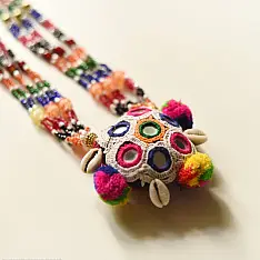 Folk Love ~ Banjara Bead Long Necklace - B