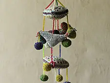 Prachin . प्राचीन ❦ Handmade Bead Work ~ Old Latkan Hanging