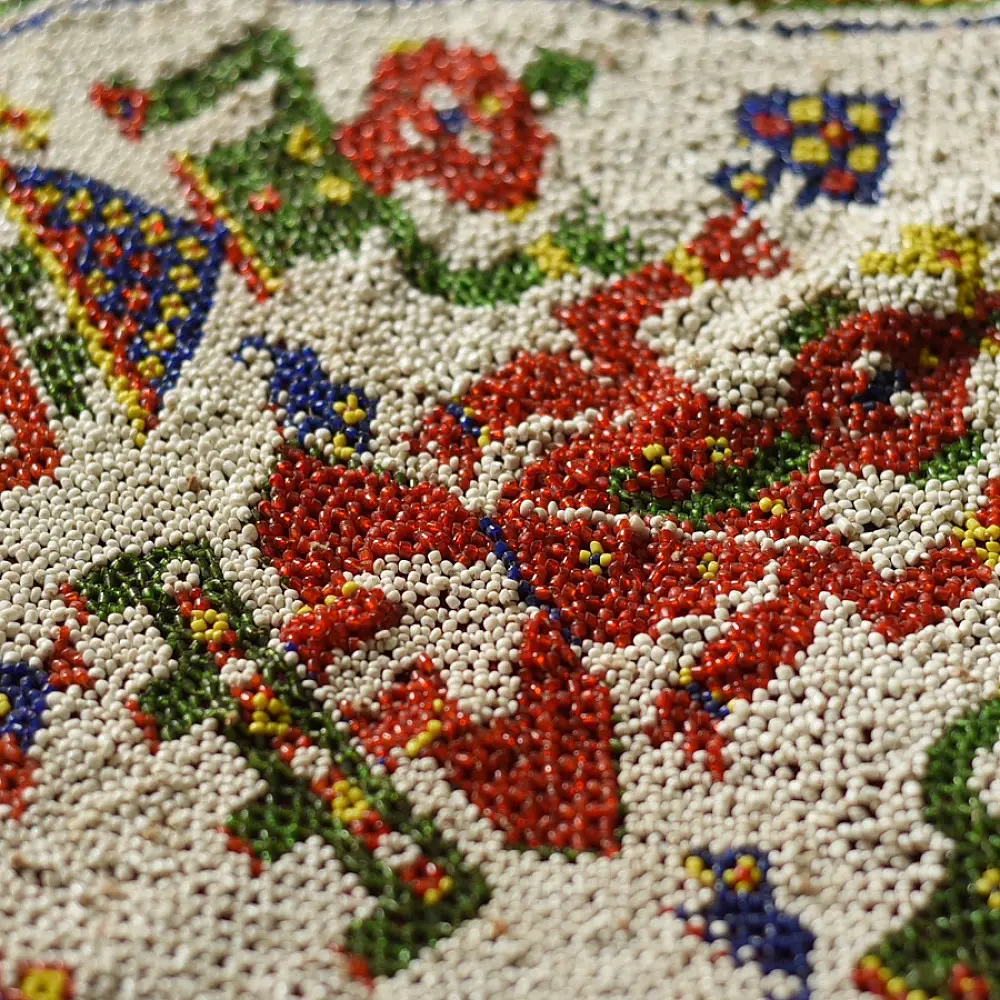 Gujarat Beadwork Wall Hanging - Ganesh