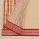 shop Begampuri Cotton Saree - Off White