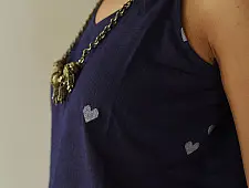 Itr . Handloom Jamdani cotton Top | Blue