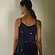 buy Handloom Jamdani Sleeveless Blue Top 