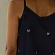 buy Handloom Jamdani Sleeveless Blue Top 