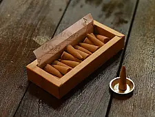 Sugandh ☘ Upvan + Anubhooti ~ Dhoop Cones Handcrafted With Natural Herbs ( Set of Two)