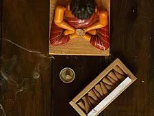 Sugandh ☘ Upvan + Anubhooti ~ Dhoop Cones Handcrafted With Natural Herbs ( Set of Two)