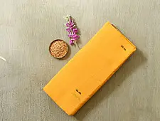 Handlom Cotton Saree | IKAT Pallu { Haldi }