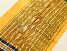 Handlom Cotton Saree | IKAT Pallu { Haldi }