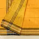 Cotton weaves ~ Ikat Saree { Haldi - 1 }