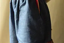 Shorts | Handloom Denim Doted Short (Three Options)