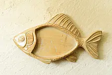 Handmade Wooden Fish For Wall Decor 