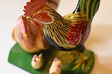 Nirmal Wooden Toy -  Hen Family