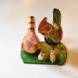 Nirmal Wooden Toy -  Hen Family