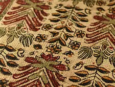 A finite infinity ❧ Kalamkari Natural Color Dhurrie ( 2 X 3 ) - A