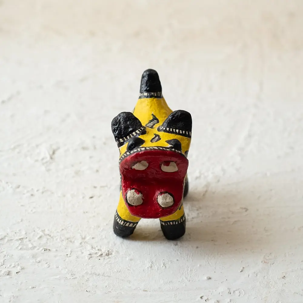 shop Madhubani Hand Painted Paper Mache ~ tiger