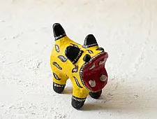 Madhuban . मधुबन ❁ Madhubani Hand Painted Paper Mache ~ Tiger ( Four Options )