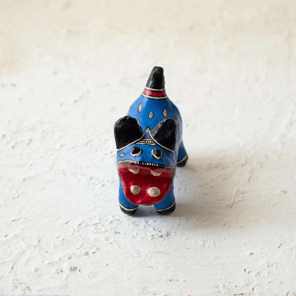 shop Madhubani Hand Painted Paper Mache ~ tiger