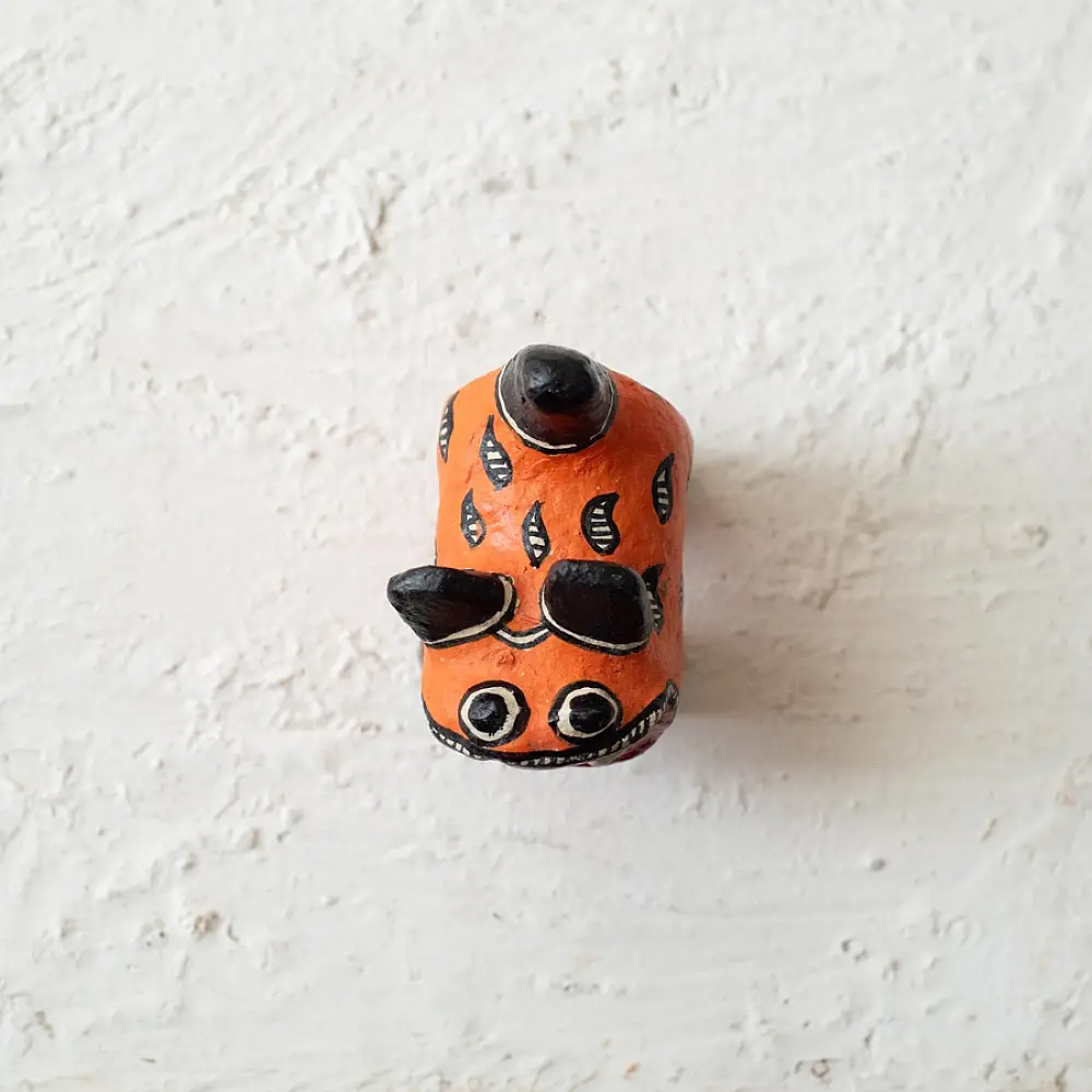 shop Madhubani Hand Painted Paper Mache ~ tiger
