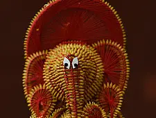 Dhaana Murti . Paddy Craft | Ganeshji  (Red)