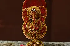 Dhaana Murti . Paddy Craft | Ganeshji  (Red)