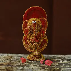 Dhaana Murti . Paddy Craft | Ganeshji  (Red)