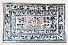 Chitra Katha . चित्र कथा | Pattachitra Traditional Painting ~ Radha Krishna