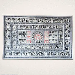 Chitra Katha . चित्र कथा | Pattachitra Traditional Painting ~ Radha Krishna