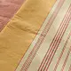 handloom begampuri pure cotton saree in cream off white with red and yellow woven temple borders and tassel fringe   