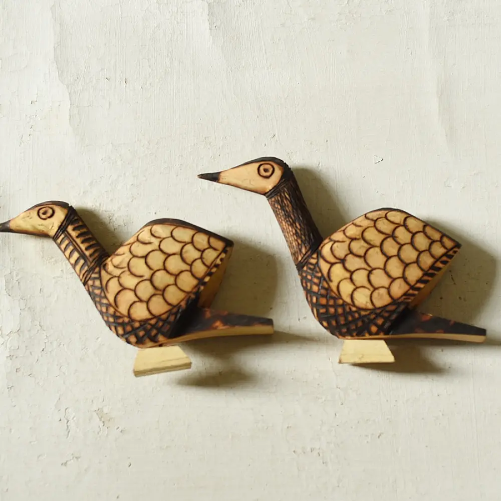 shop Rustic Handmade Wood Burning Art - Bird