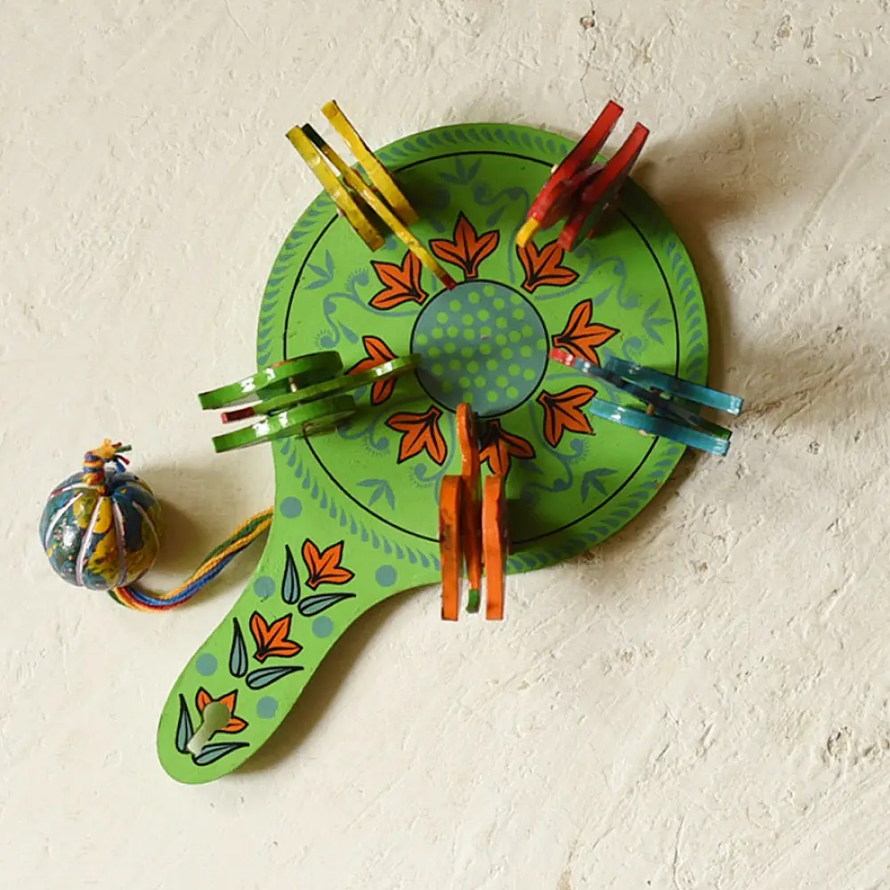 shop Handmade Wooden toy grain pecking bird (Scroll The Boll)