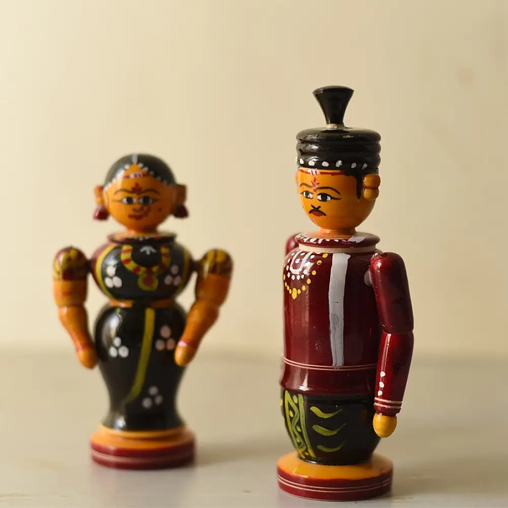 Shop Handmade Wooden toy - Couple (Set of Two)