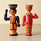 Shop Handmade Wooden toy -  Farmer Couple Set of Two
