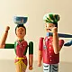 Shop Handmade Wooden toy -  Farmer Couple