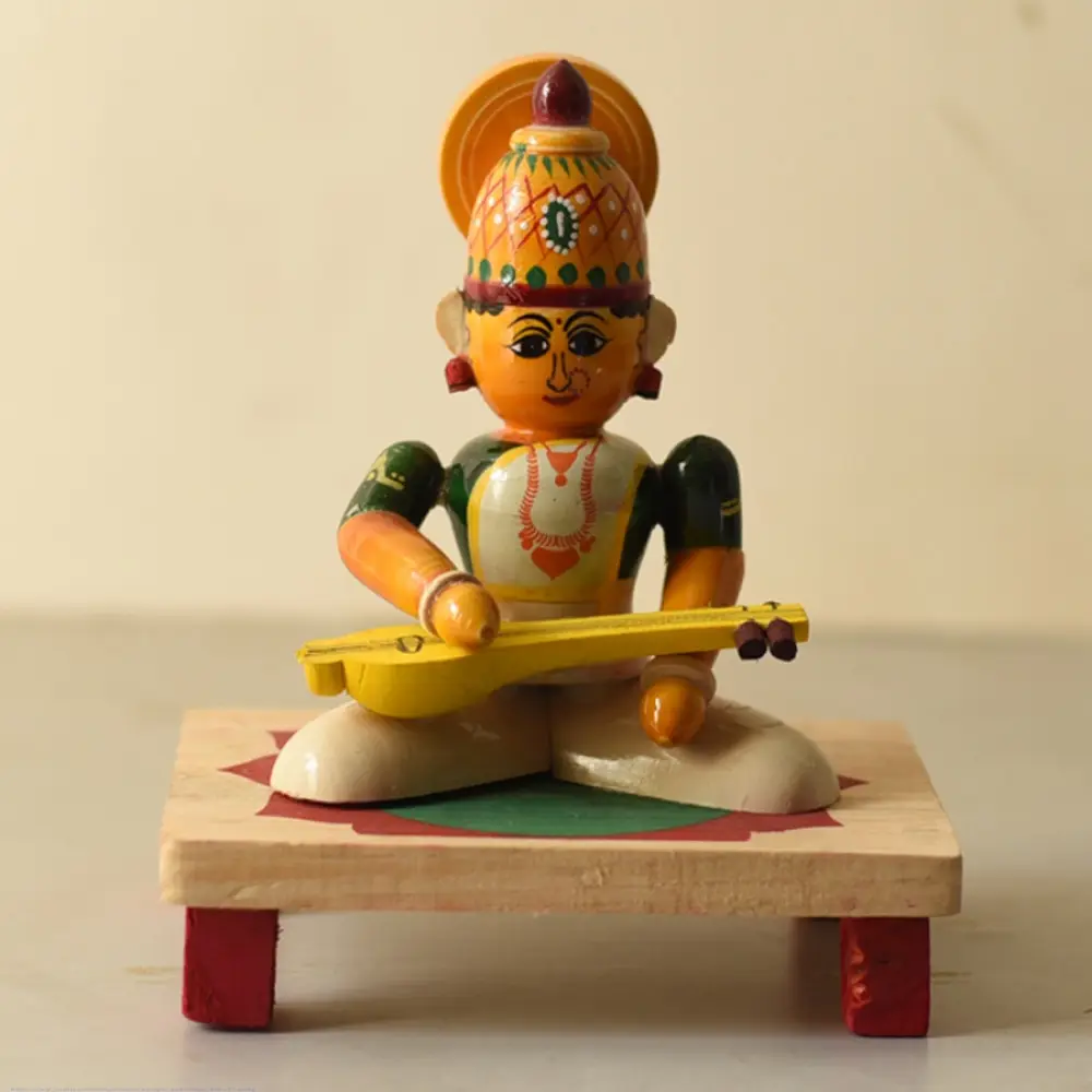 Shop Handmade Wooden toy - Saraswati