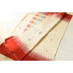 Casual Classics ❊ Handloom Cotton Saree - Off White