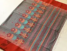 Casual Classics ❊ Handloom Cotton Grey Saree