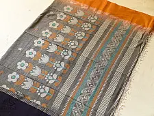 Casual Classics ❊ Handloom Cotton Grey Saree