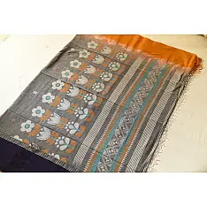 Casual Classics ❊ Handloom Cotton Grey Saree