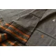 shop Handloom Cotton Grey Saree With Woven Border